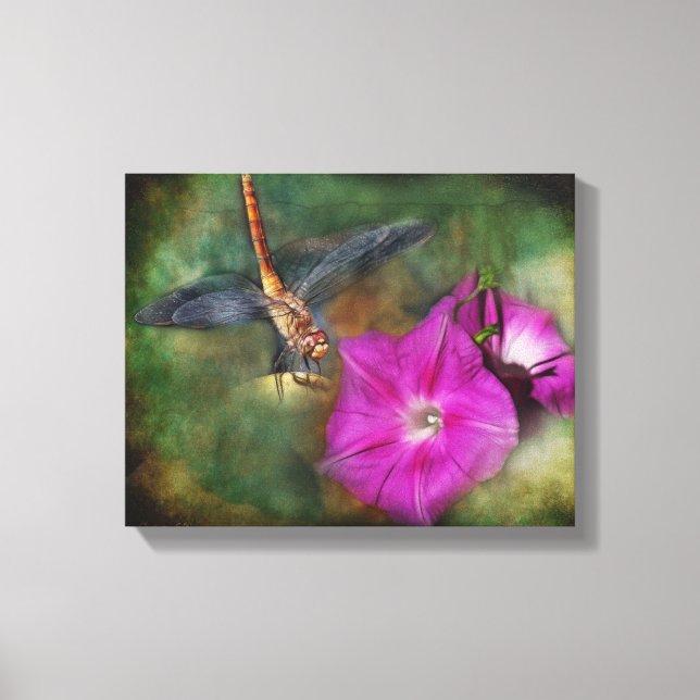 Hinterhofzauber Leinwanddruck (Vorderseite)