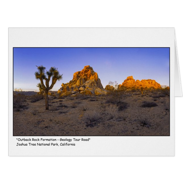 "Hinterland-Felsformation - (Vorderseite (Horizontal))