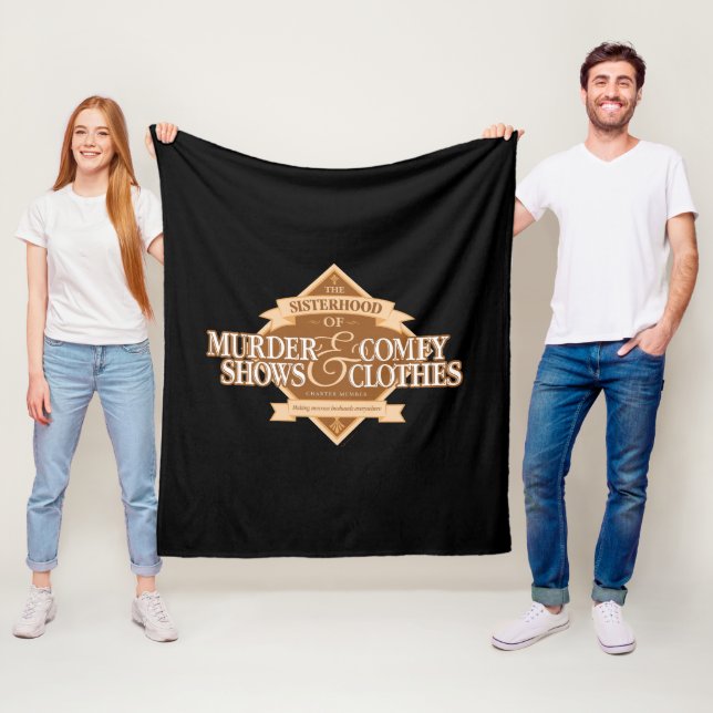 Hinterlassenschaft von Murdershows und Bekleidung Fleecedecke (Beispiel)