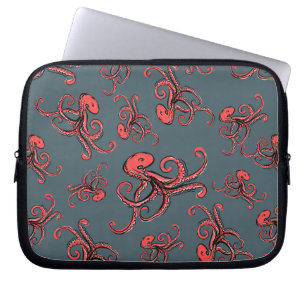 Hinterlistiges Kraken-Muster Laptopschutzhülle