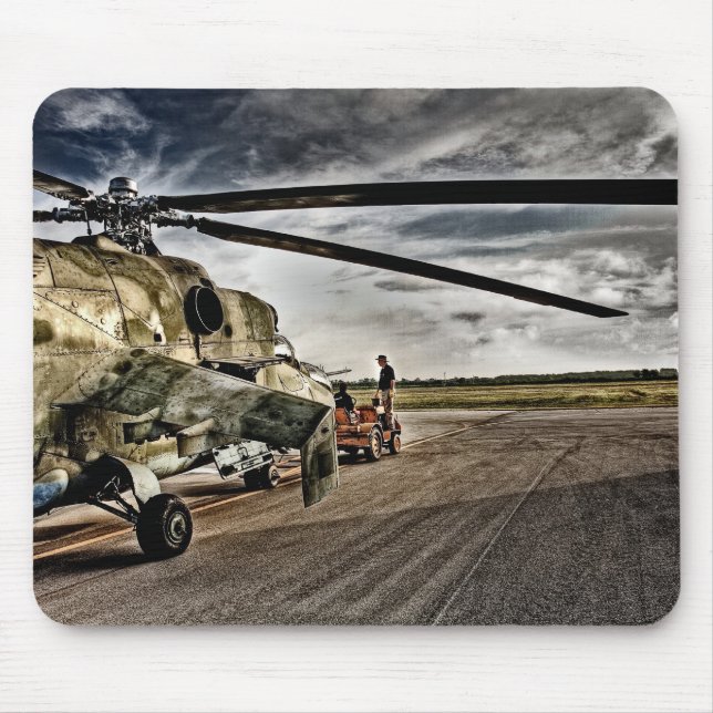 HinterMi-24 mausunterlage Mousepad (Vorne)