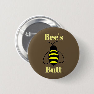 Hintern der Biene Button