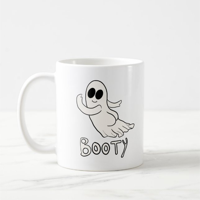 Hintern Halloween Kaffeetasse (Links)
