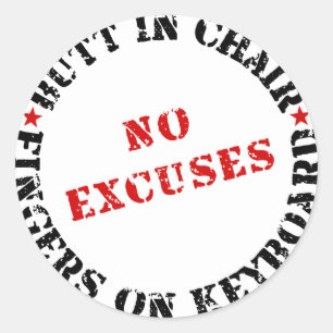 Hintern in Sitzgurten auf Tastatur - Aufkleberblat Runder Aufkleber