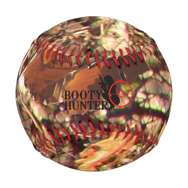Hintern Junter auf Herbst-Camouflage Baseball (Vorderseite)