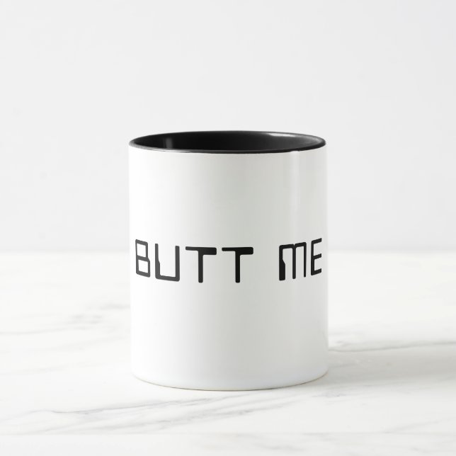 Hintern mir cool Raucher trendy Zitat lustige Wort Tasse (Zentrum)