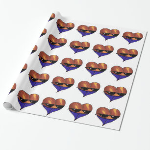 Hintern-Schatten Geschenkpapier