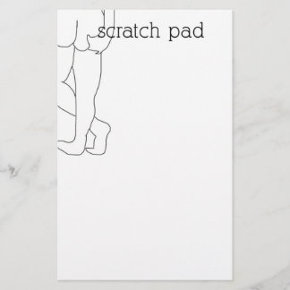Hintern Scratch Pad Stationary Briefpapier