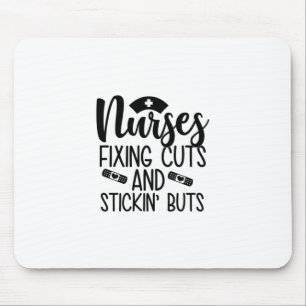 Hintern von Nurse Gift Nurse Fixin' Schneiden von Mousepad