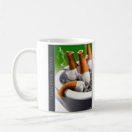Hintern von Zigaretten Kaffeetasse