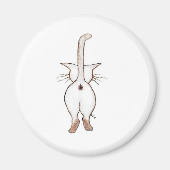 HINTERN WAS? MAGNET (Vorne)