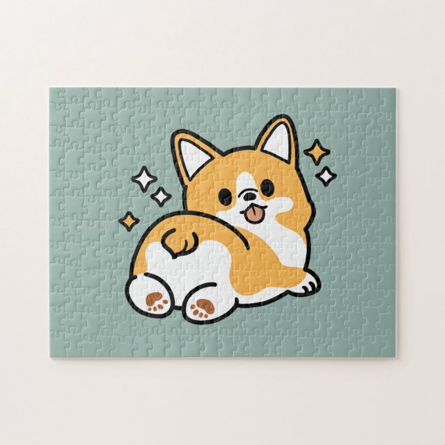 Hintern zuerst, Let's Nickerchen - Niedlicher Corg (Horizontal)