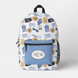 Hinterpack zum Thema Reisedesign Bedruckter Rucksack