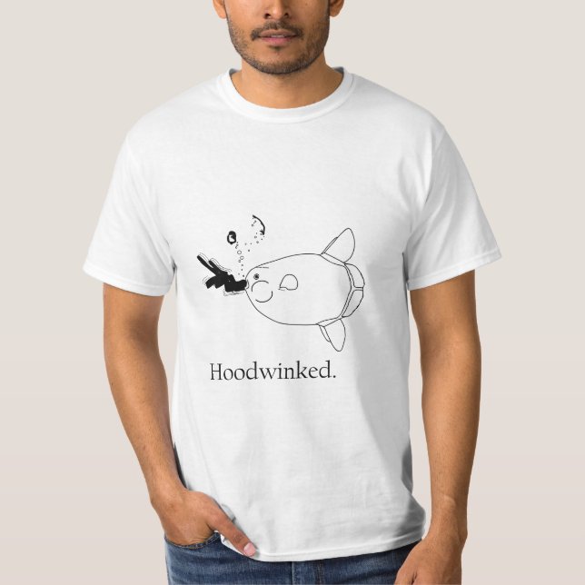 Hinters Licht geführt T-Shirt (Vorderseite)