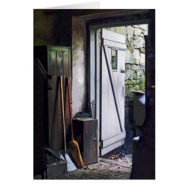 Hintertür des Geschäftes (Vorne)