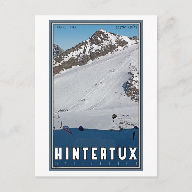 Hintertux Big Air Postkarte (Vorderseite)