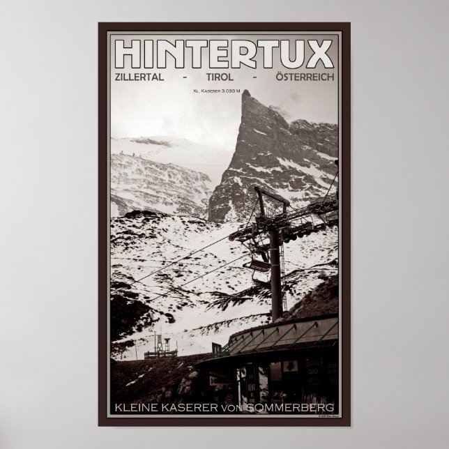 Hintertux - Kleine Kaserer Poster (Vorne)