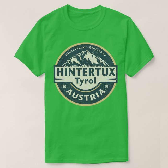 Hintertux Tirol Österreich T-Shirt (Design vorne)