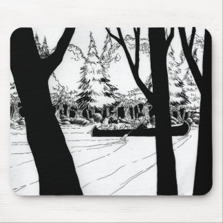 Hinunter den Fluss Mousepad