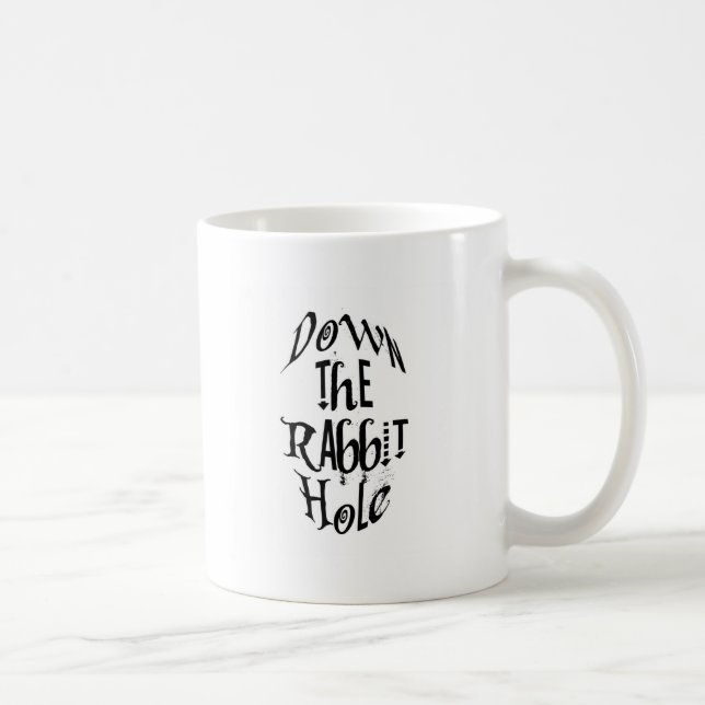Hinunter den Kaninchenbau Kaffeetasse (Rechts)