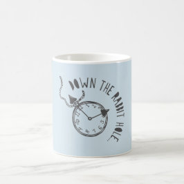 hinunter die Kaninchenloch-Tasse Kaffeetasse