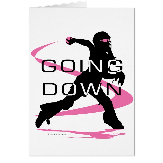 Hinuntergehen rosa Fänger-Softball (Vorne)