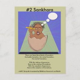 Hinweis #2 Sankhara - von der abhängigen Entstehun Postkarte