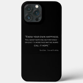 Hinweis auf Sinn und Sensibilität I Case-Mate iPhone Hülle