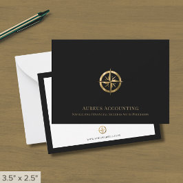 Hinweis für das Schwarze und Gold-Logo Mitteilungskarte
