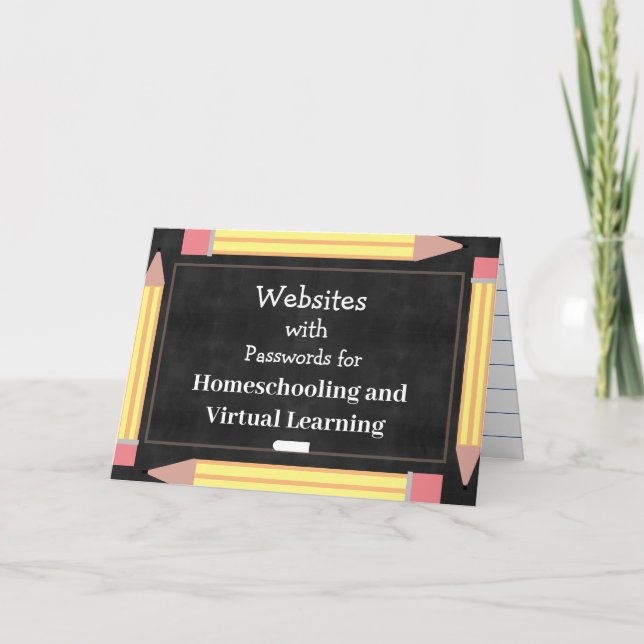 Hinweis für den Chalkboard-Klassenressourcen-Organ Karte (Vorderseite)