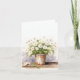 Hinweis für die Aquarellfarben Daisy Bouquet Karte