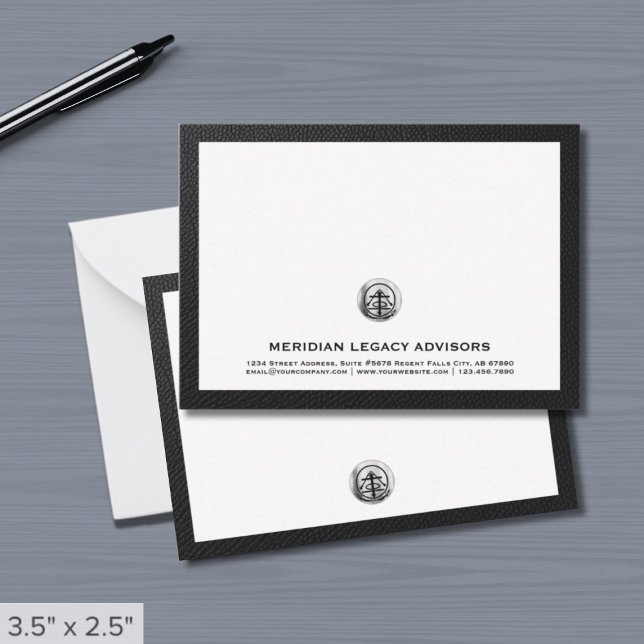 Hinweis für die klassische Silber-Logo-Karte Mitteilungskarte (Von Creator hochgeladen)