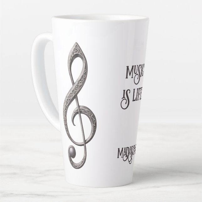 Hinweis für individuelle Name- und Textmusik Milchtasse (Linke Ecke)