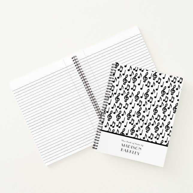 Hinweis für Musiklehrer Notizbuch (Innenseite)