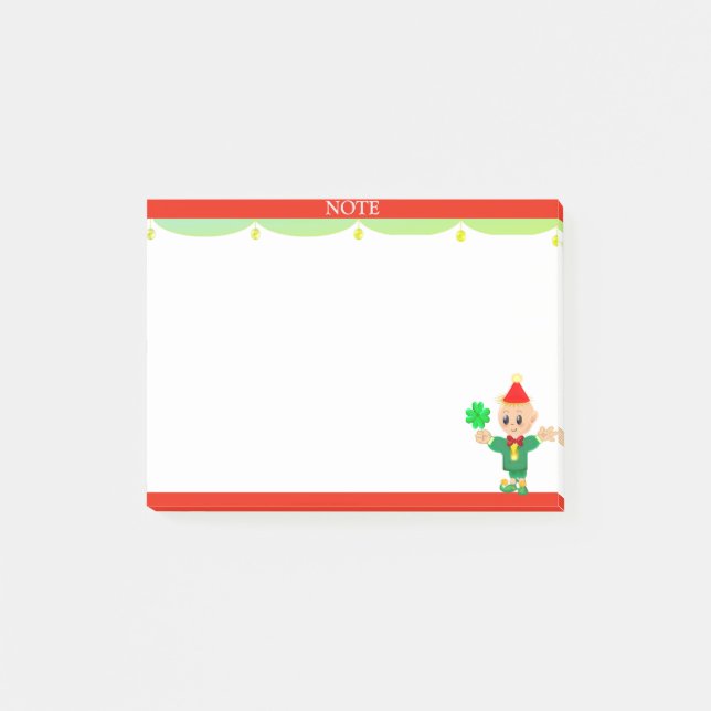 Hinweis: Niedliche Elf Post-it Klebezettel (Vorderseite)