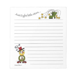 Hinweis Pad Number Aight Notizblock