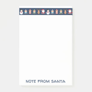 Hinweis vom Santa Post-it Klebezettel