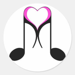 Hinweis zur Liebe: 8. Runder Aufkleber