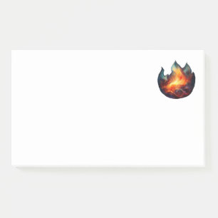 Hinweise - Flammenarbeitsplatten Post-it Klebezettel
