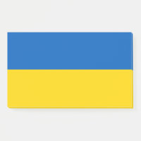 Hinweise mit der Flagge der Ukraine