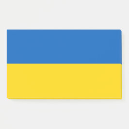 Hinweise mit der Flagge der Ukraine Post-it Klebezettel