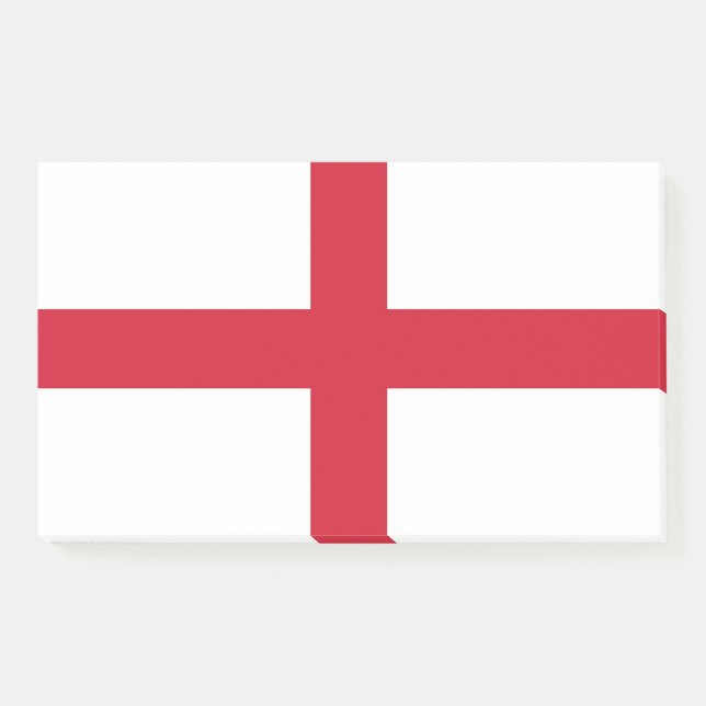Hinweise unter der Flagge Englands, Vereinigtes Kö Post-it Klebezettel (Vorderseite)