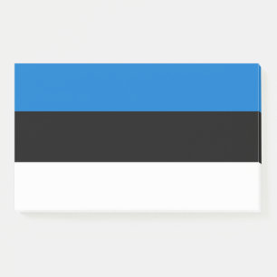 Hinweise unter der Flagge Estlands Post-it Klebezettel