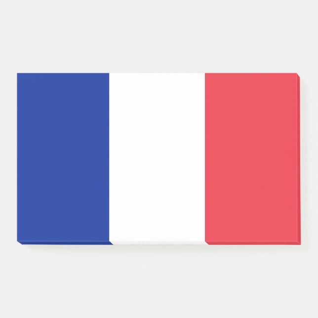 Hinweise unter der Flagge Frankreichs Post-it Klebezettel (Vorderseite)