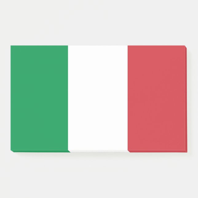Hinweise unter der Flagge Italiens Post-it Klebezettel (Vorderseite)