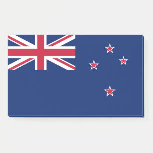 Hinweise unter der Flagge Neuseelands Post-it Klebezettel