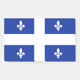 Hinweise unter der Flagge Quebec, Kanada Post-it Klebezettel