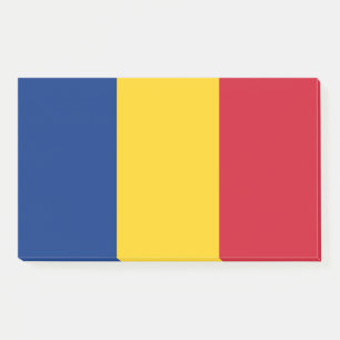 Hinweise unter der Flagge Rumäniens Post-it Klebezettel