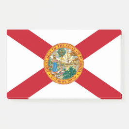 Hinweise unter der Flagge von Florida, USA Post-it Klebezettel