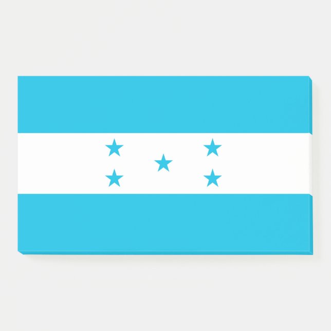 Hinweise unter der Flagge von Honduras Post-it Klebezettel (Vorderseite)